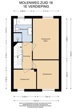 Floorplan - Molenweg Zuid 16, 6129 PH Urmond